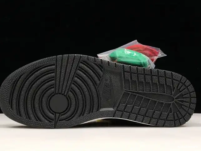 MaikeSneakers High AV3905-038 x SoleFly Jordan 1 Black Team OG Retro Air Orange-Fir 0521